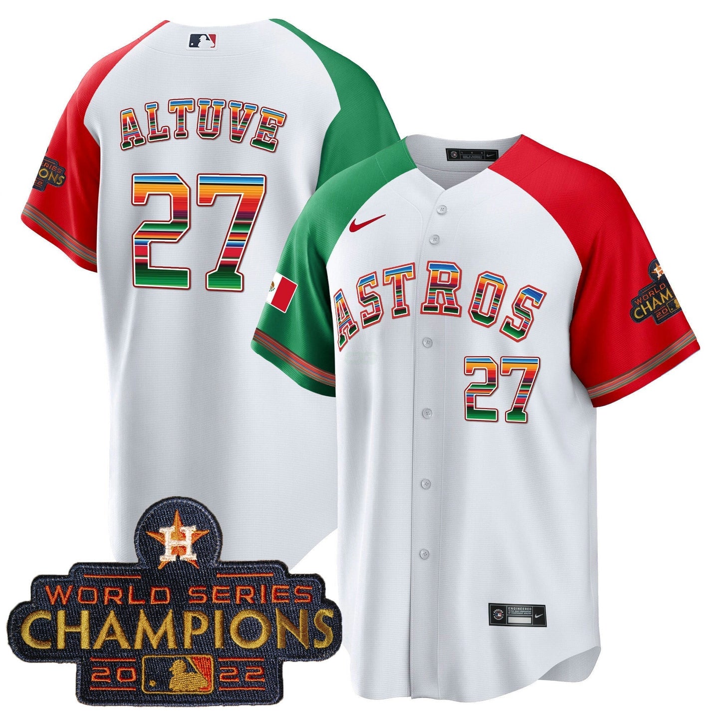 Camisa MLB Houston Astros Youth’s Mexico Cool Base Limited Jersey