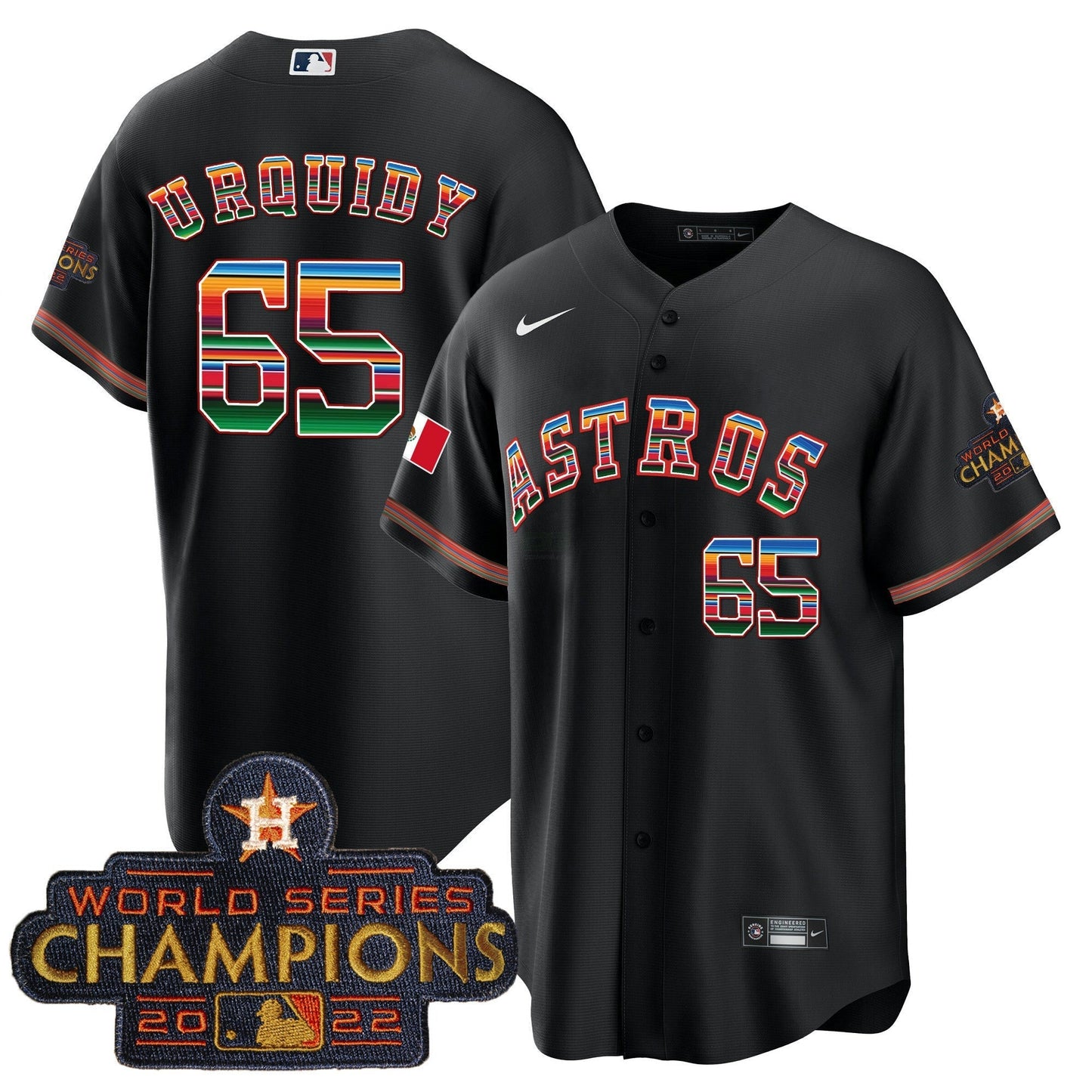 Camisa MLB Houston Astros Youth’s Mexico Cool Base Limited Jersey