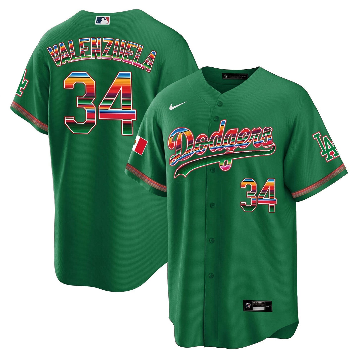 Camisa MLB Los Angeles Dodgers Youth’s Mexico Cool Base Limited Jersey