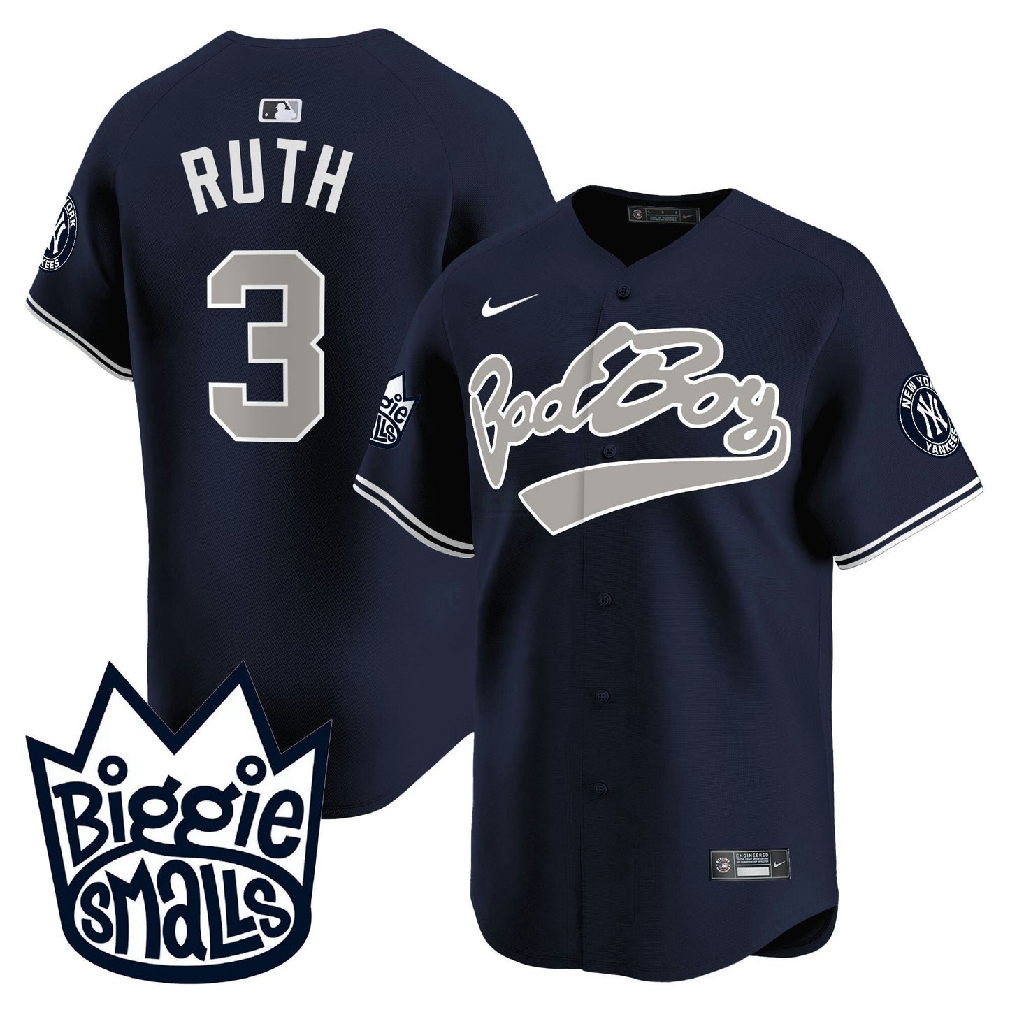 Camisa MLB Youth’s New York Biggie Smalls Vapor Premier Limited Jersey