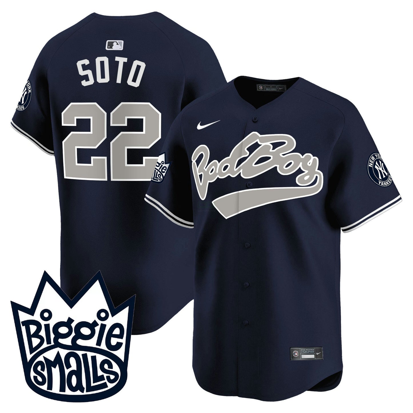 Camisa MLB Youth’s New York Biggie Smalls Vapor Premier Limited Jersey