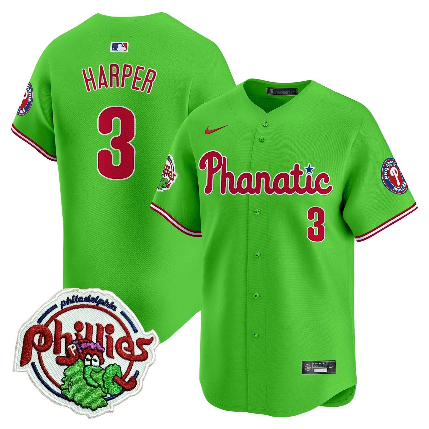 Camisa MLB Youth’s Phanatic Patch Vapor Premier Limited Jersey