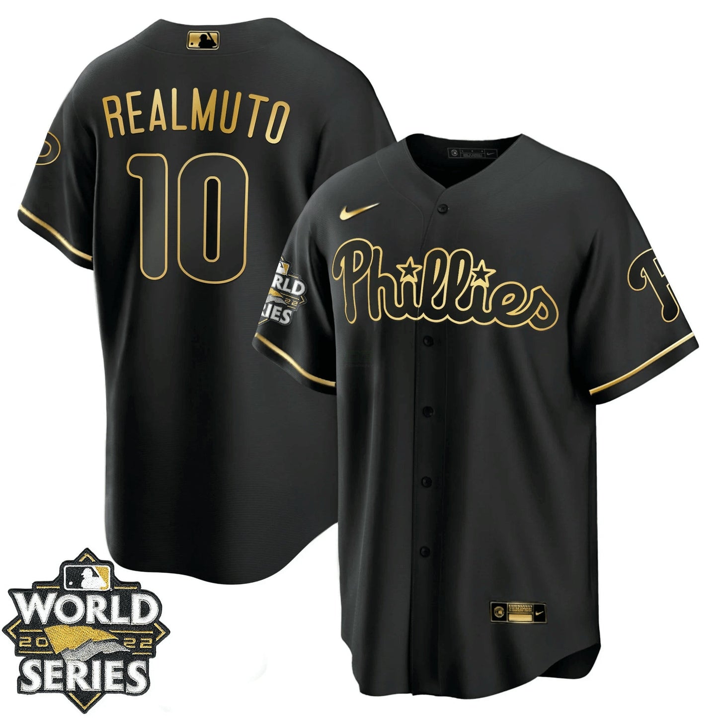 Camisa MLB Youth’s Philadelphia Gold 2022 World Series Jersey