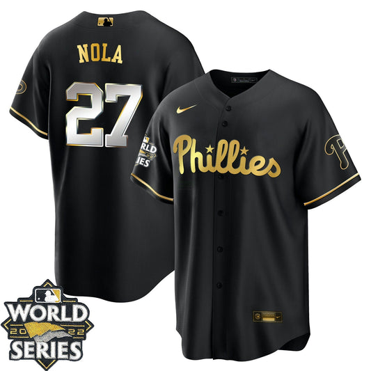 Camisa MLB Youth’s Philadelphia Gold 2022 World Series Jersey Limited