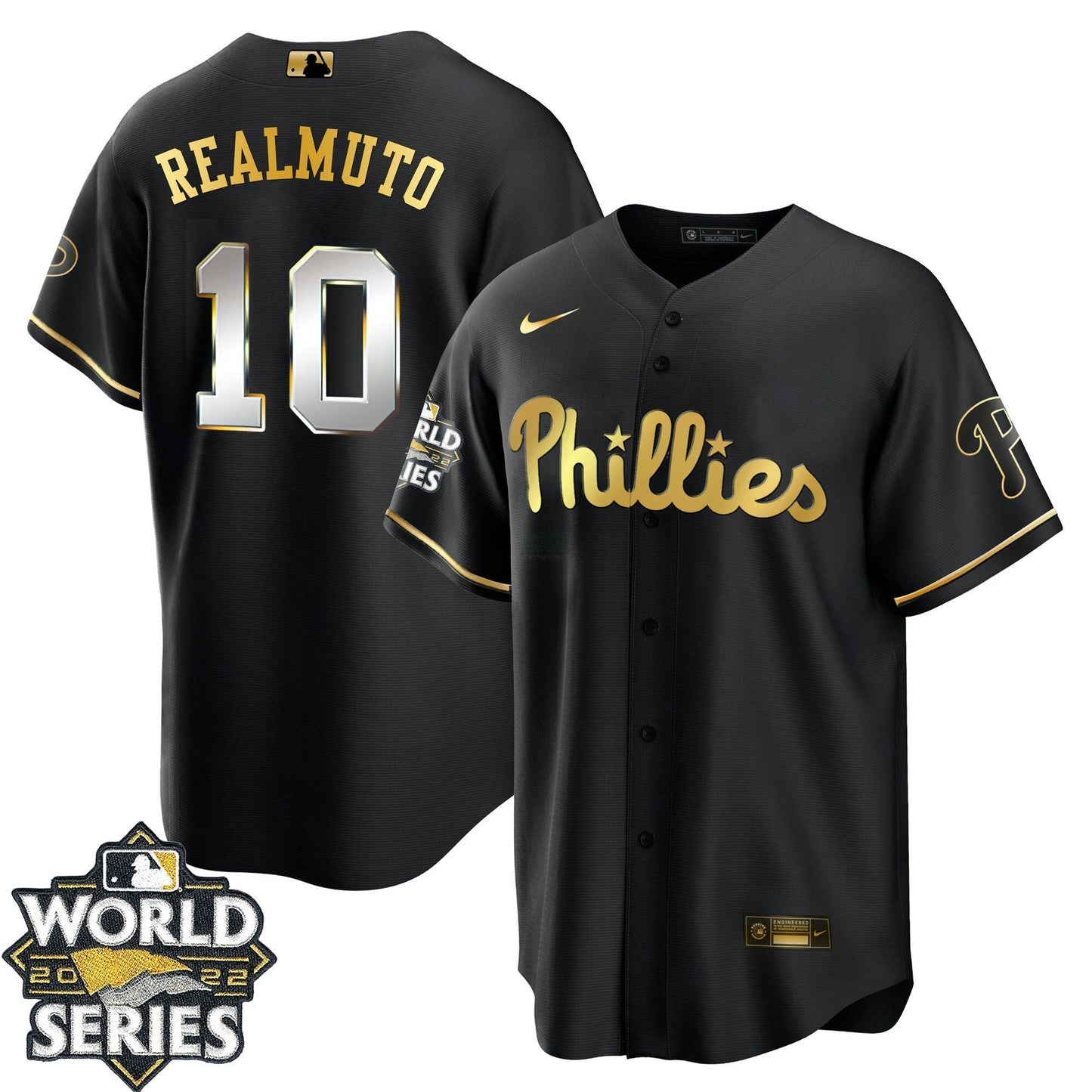 Camisa MLB Youth’s Philadelphia Gold 2022 World Series Jersey Limited