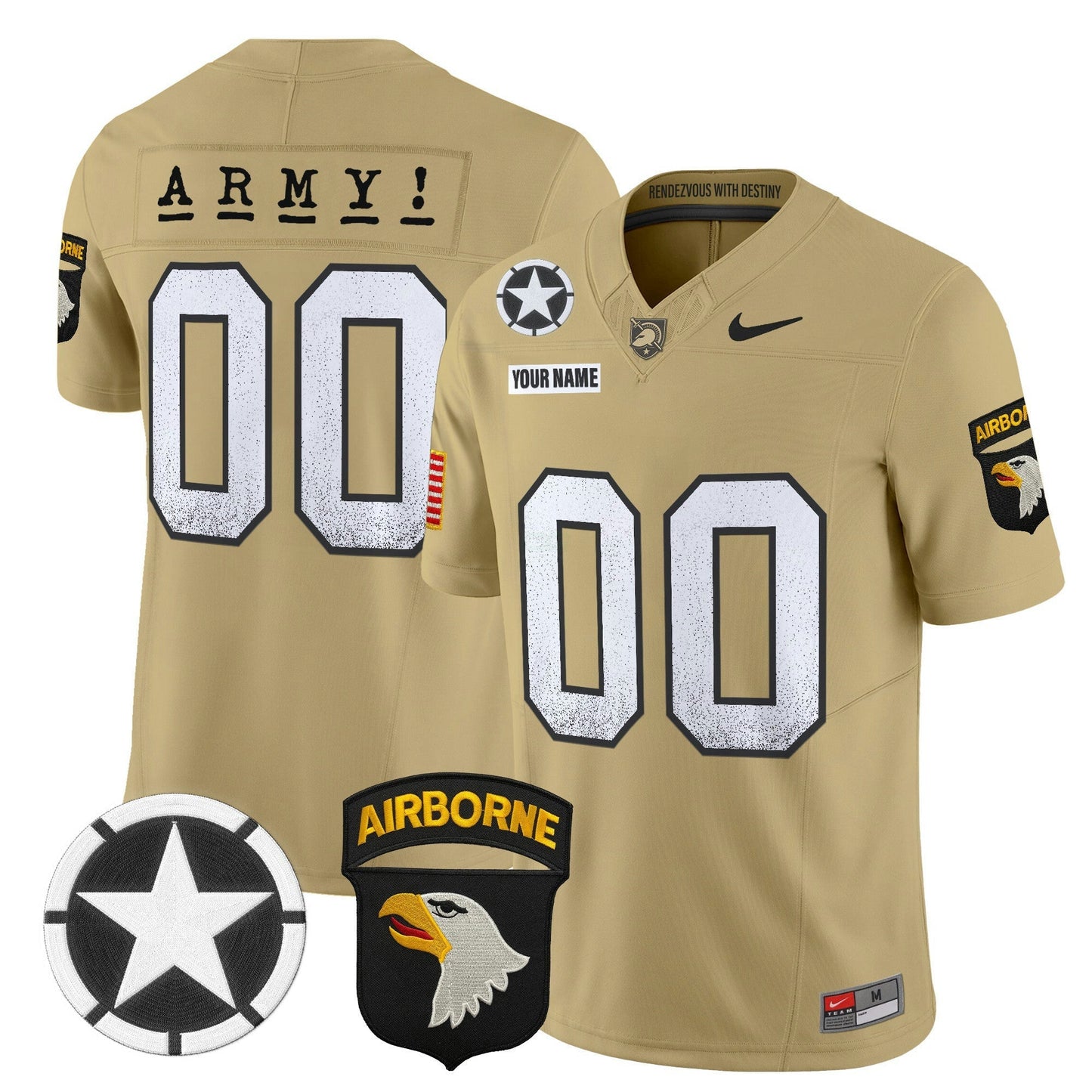 Camisa NCAA 2025 Screaming Eagles Vapor Limited Jersey - Personalizada