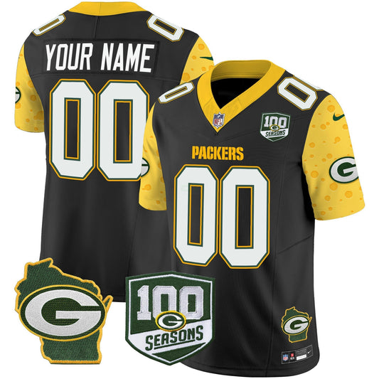 Camisa NFL 100th Season & Home Patch Cheese Vapor Limited Jersey