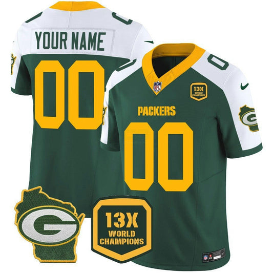 Camisa NFL 13 Time World Champions & Home Patch Vapor Jersey