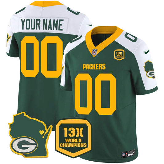 Camisa NFL 13 Time World Champions & Home Patch Vapor Jersey V2