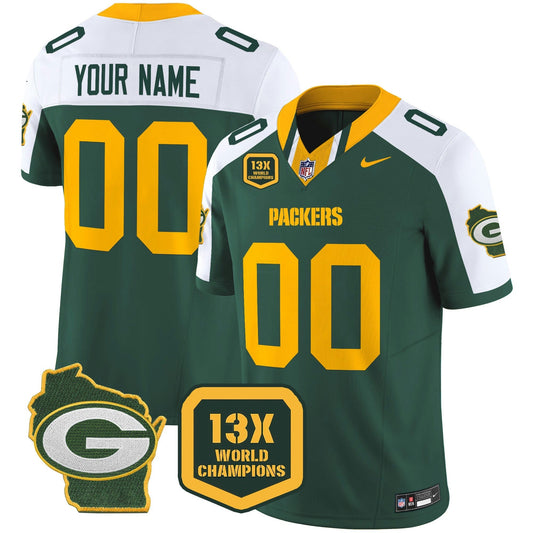 Camisa NFL 13 Time World Champions & Home Patch Vapor Limited Jersey