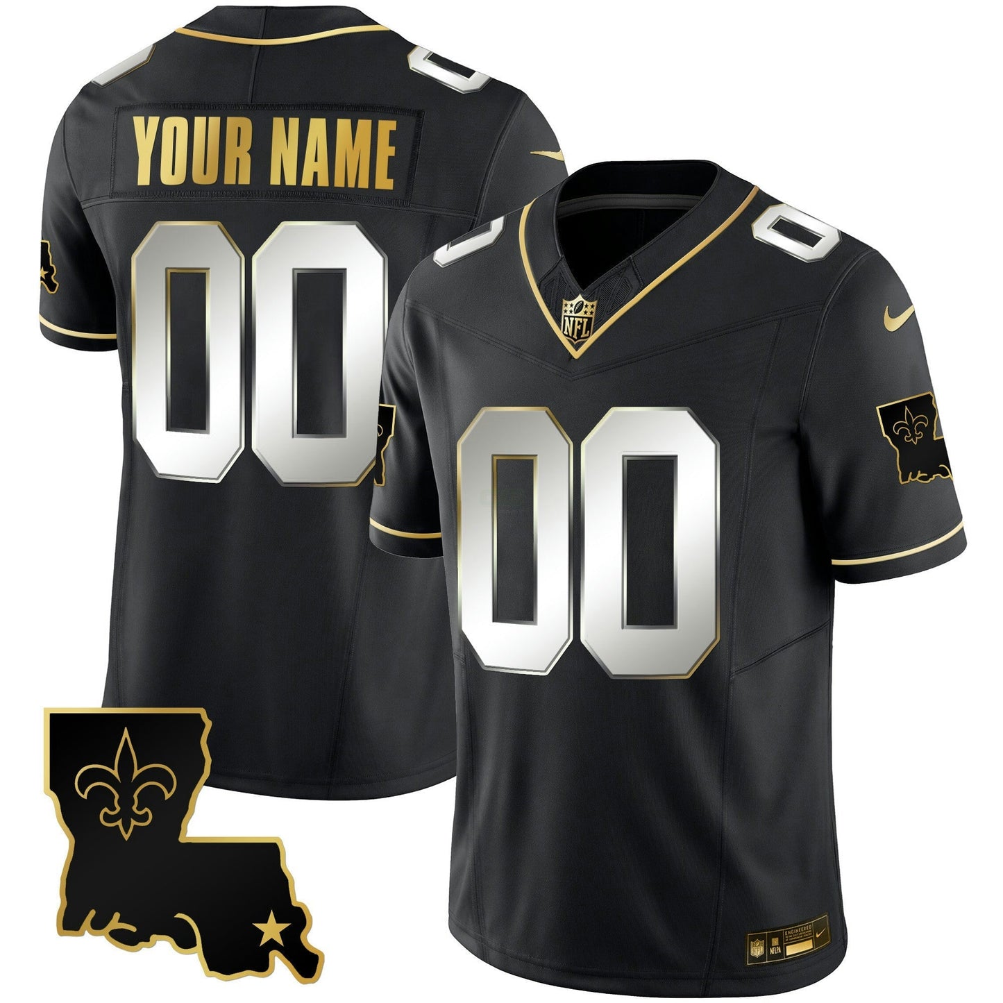 Camisa NFL 1987 Legacy Dourada Vapor Jersey