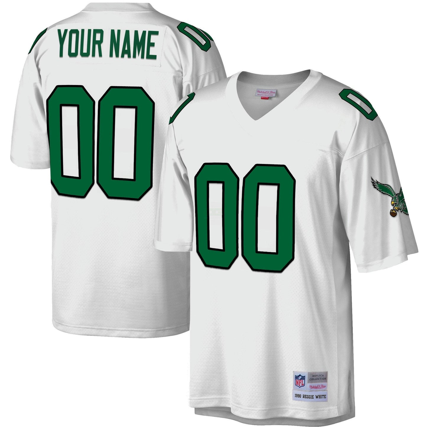 Camisa NFL 1990 Legacy Branca Jersey - Kelly Branca