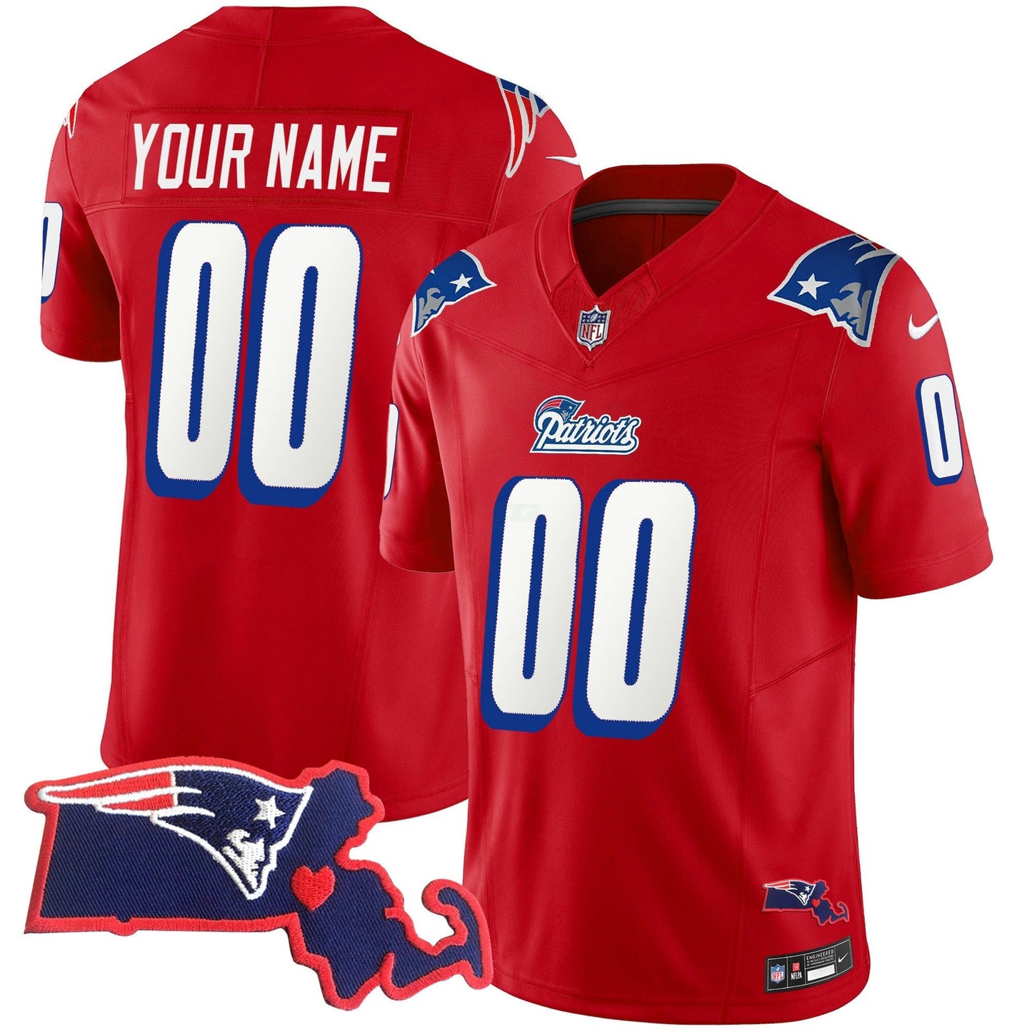 Camisa NFL 1996 Throwback State Patch Vapor Jersey