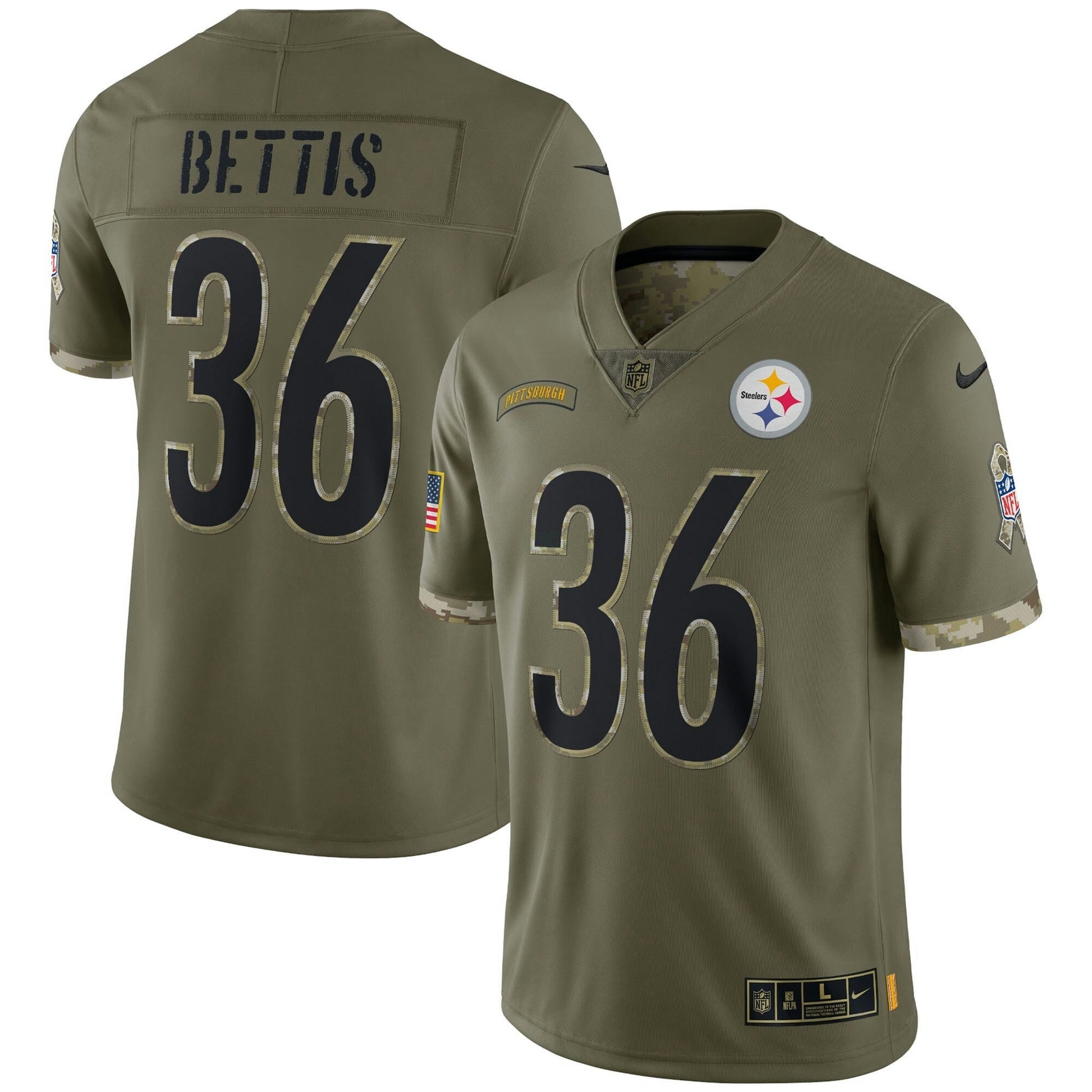 Camisa NFL 2022 Salute To Service Limited – Olive