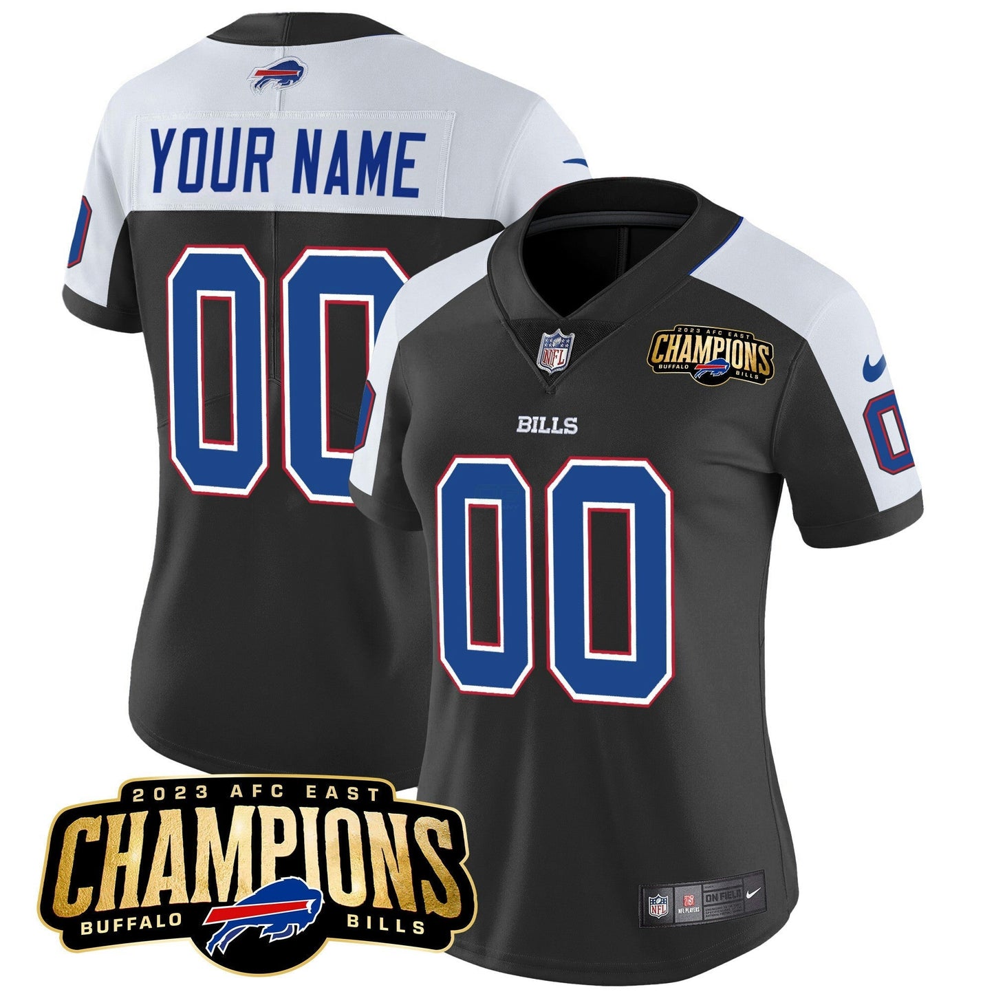 Camisa NFL 2023 AFC East Champions Patch Vapor Jersey