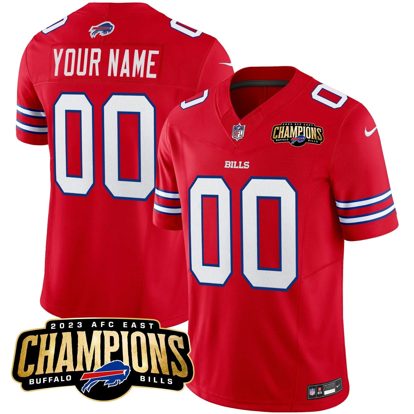 Camisa NFL 2023 AFC East Champions Patch Vapor Jersey
