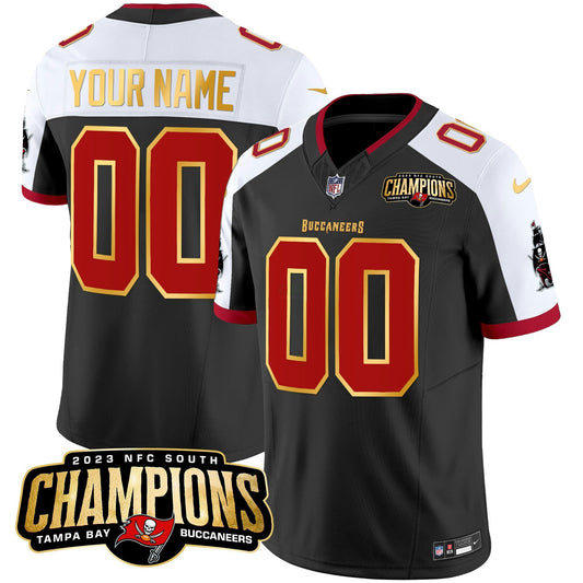 Camisa NFL 2023 NFC South Champions Patch Dourada Trim Vapor Jersey