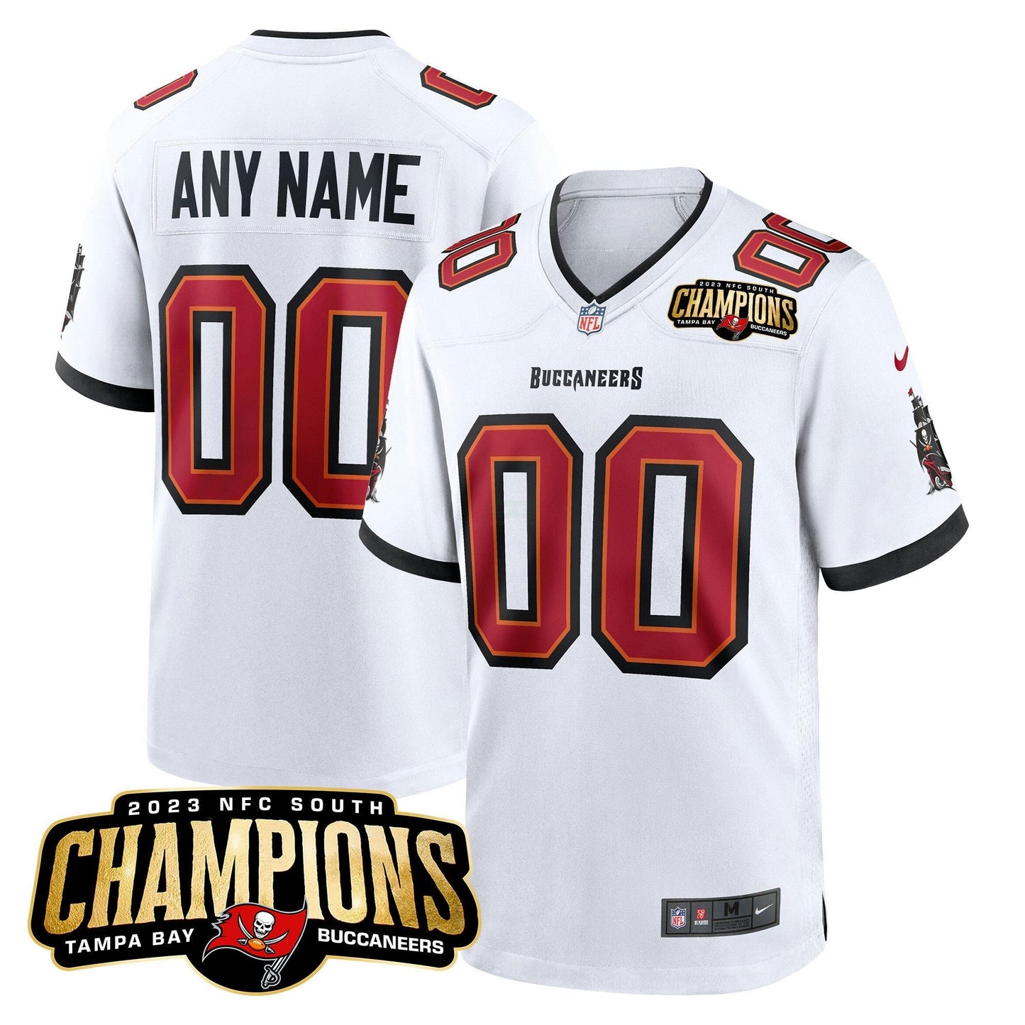 Camisa NFL 2023 NFC South Champions Patch Game Jersey