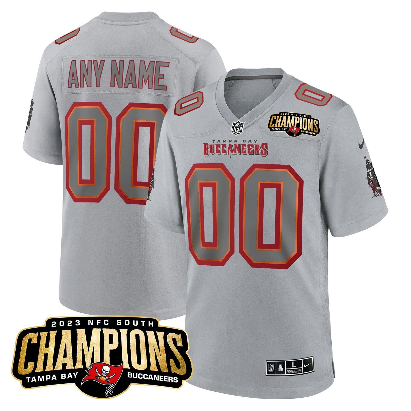 Camisa NFL 2023 NFC South Champions Patch Game Jersey
