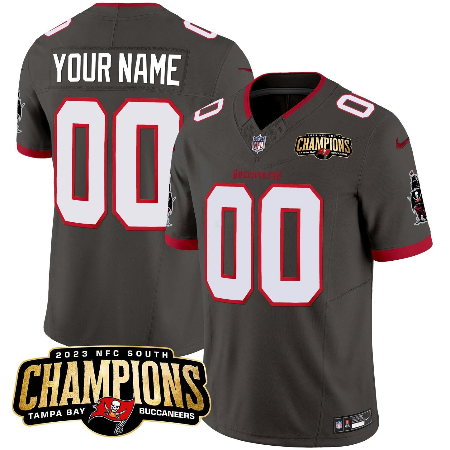 Camisa NFL 2023 NFC South Champions Patch Vapor Jersey