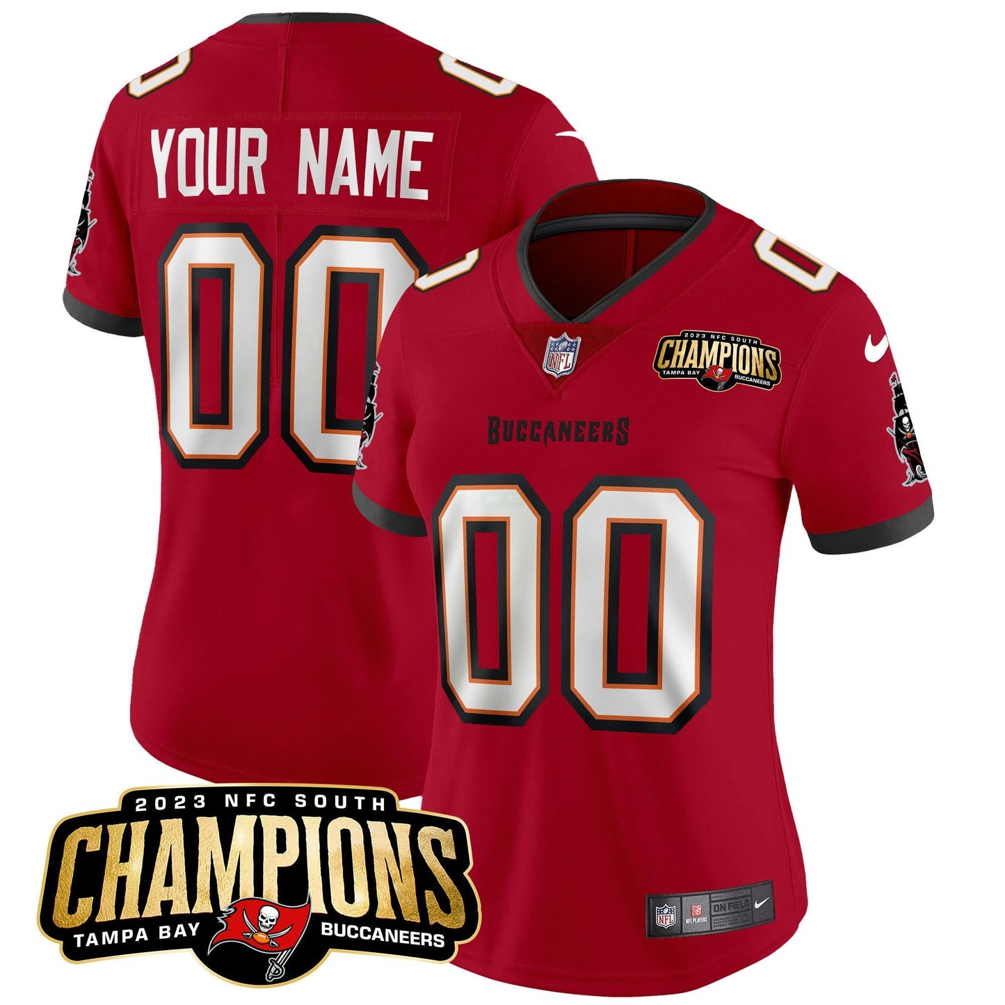 Camisa NFL 2023 NFC South Champions Patch Vapor Jersey