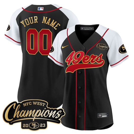 Camisa NFL 2023 NFC West Champions Baseball Gold Trim Jersey