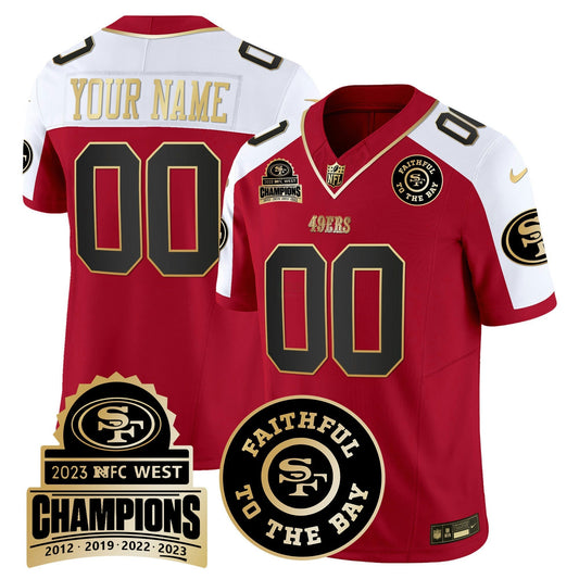 Camisa NFL 2023 NFC West Champions Patch Vapor Jersey V3