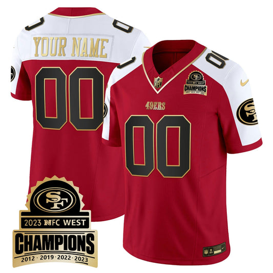 Camisa NFL 2023 NFC West Champions Patch Vapor Jersey V4