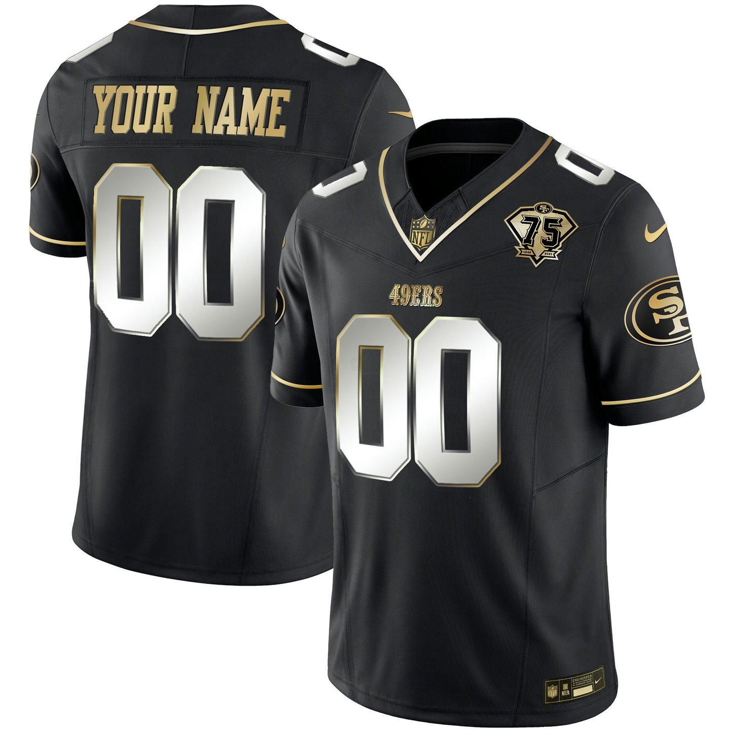 Camisa NFL 2023 Vapor Dourada Limited Jersey