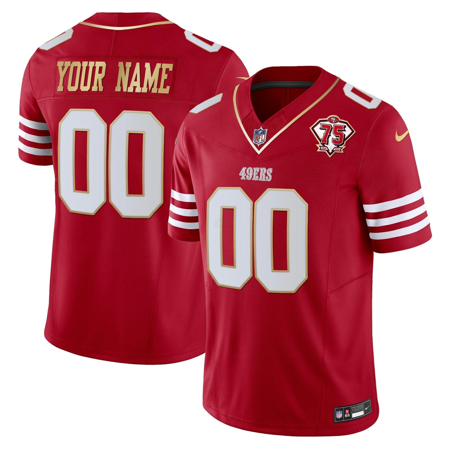 Camisa NFL 2023 Vapor Dourada Trim Limited Jersey