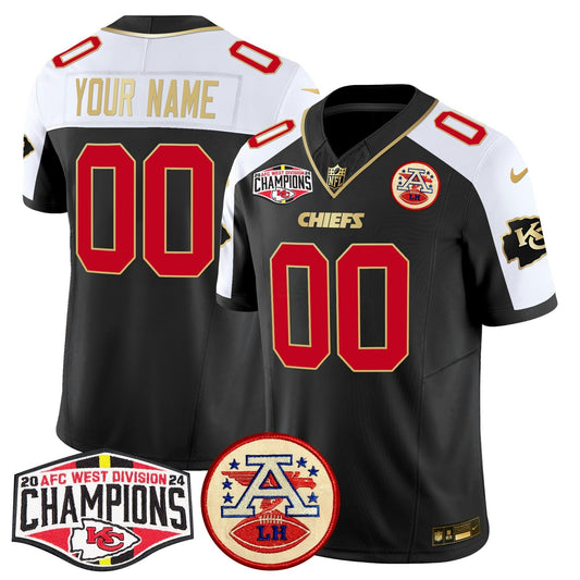 Camisa NFL 2024 AFC West Division Champions Patch Vapor Limited Jersey