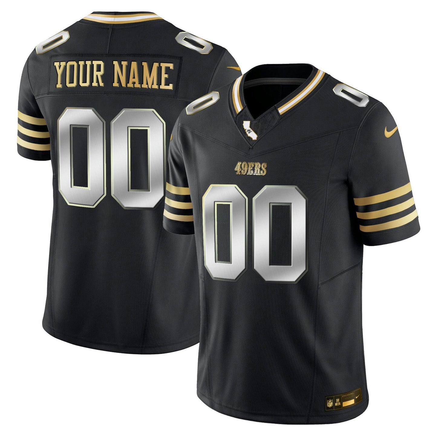 Camisa NFL 2024 Dourada Vapor Jersey
