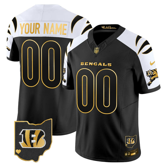 Camisa NFL Cincinnati Bengals 2024 Dourada Vapor Limited Jersey