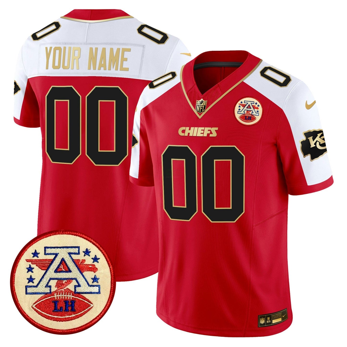Camisa NFL 2024 Lamar Hunt Patch Vapor Limited Jersey