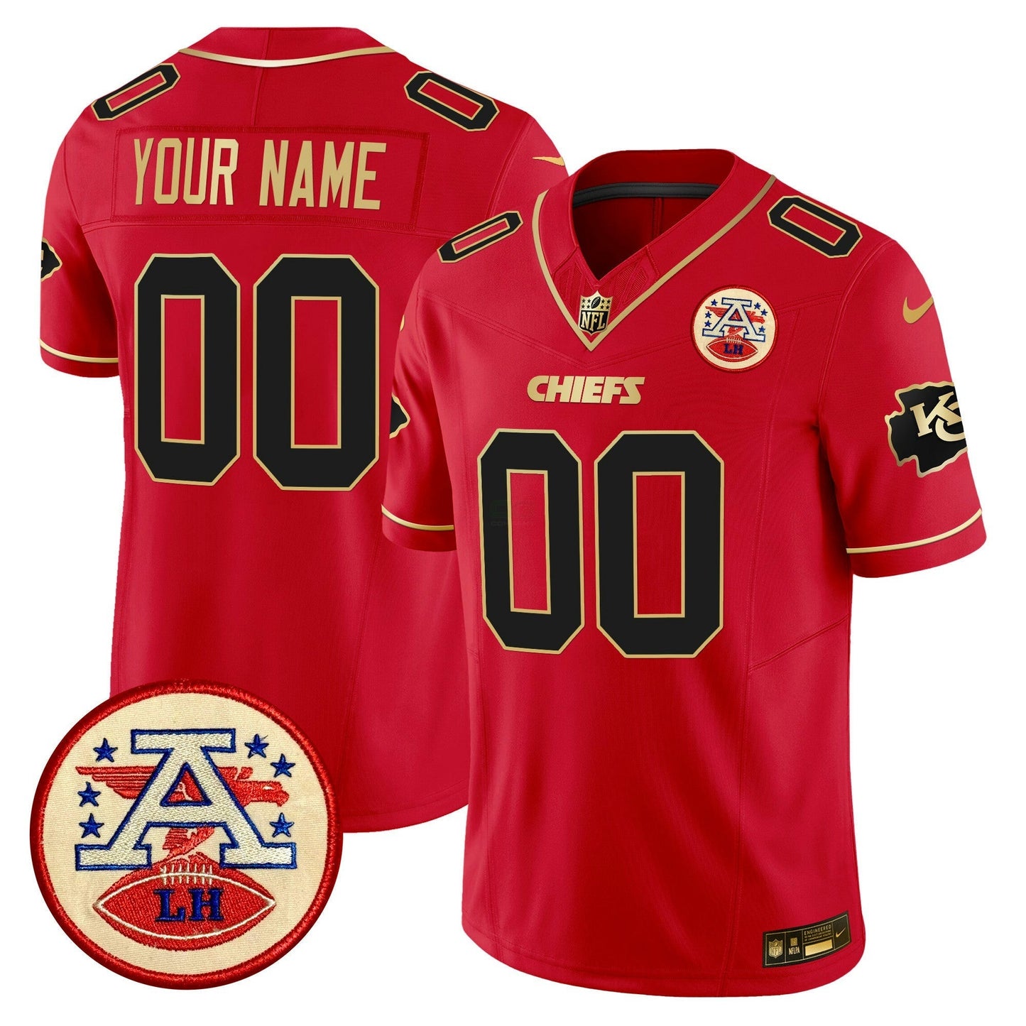Camisa NFL 2024 Lamar Hunt Patch Vapor Limited Jersey