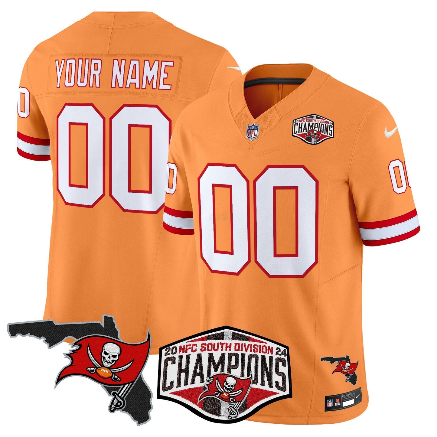 Camisa NFL 2024 NFC South Division Champions Patch Vapor Limited Jersey