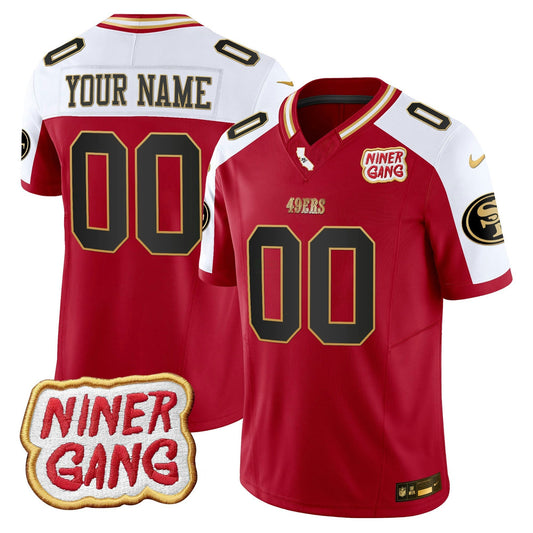 Camisa NFL 2024 Niner Gang Patch Vapor Jersey V2