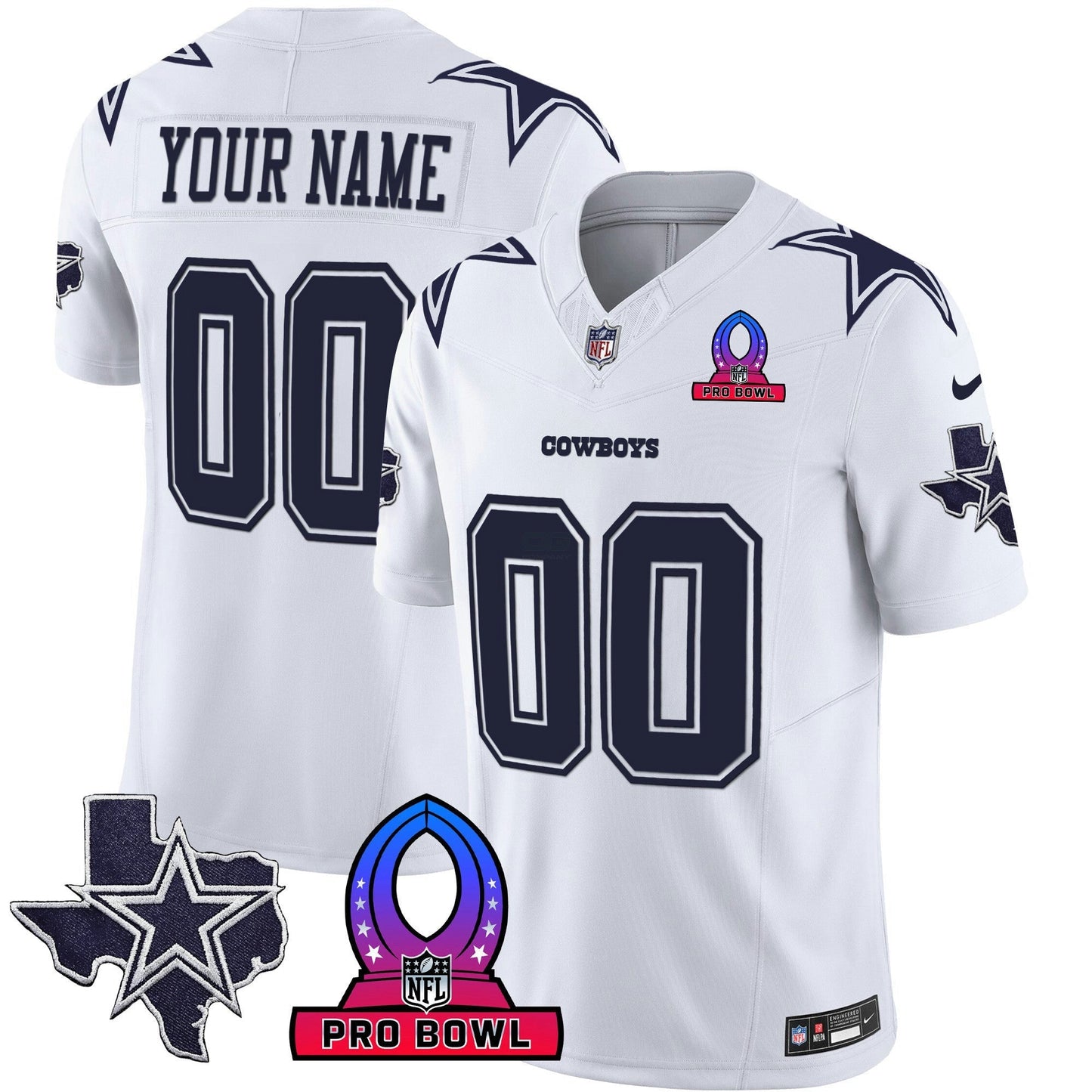 Camisa NFL 2024 Pro Bowl Patch Vapor Jersey