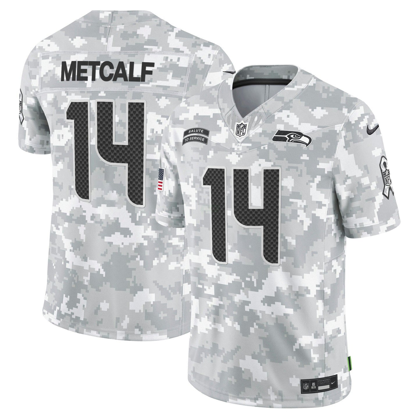 Camisa NFL Seattle Seahawks 2024 Salute to Service Vapor Limited Jersey – Arctic Camo