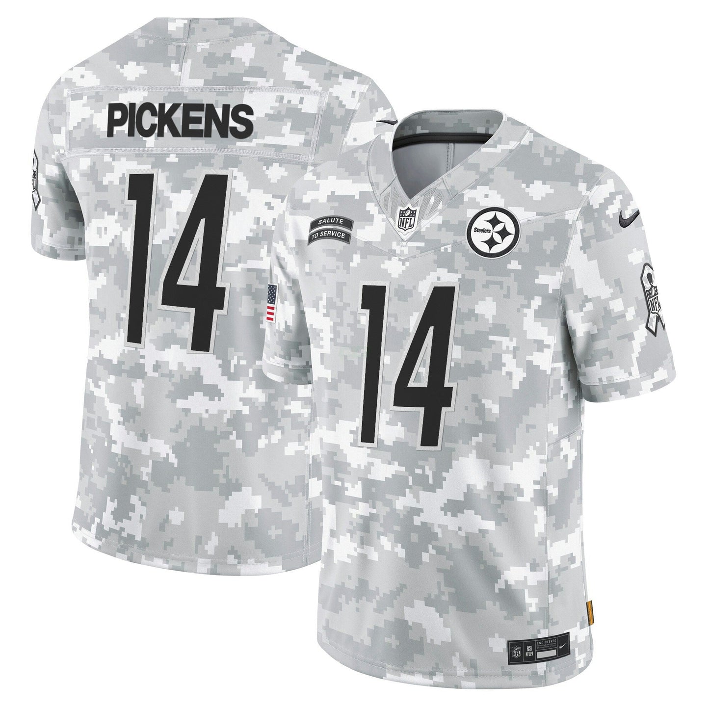 Camisa NFL Pittsburgh Steelers 2024 Salute to Service Vapor Limited Jersey – Arctic Camo