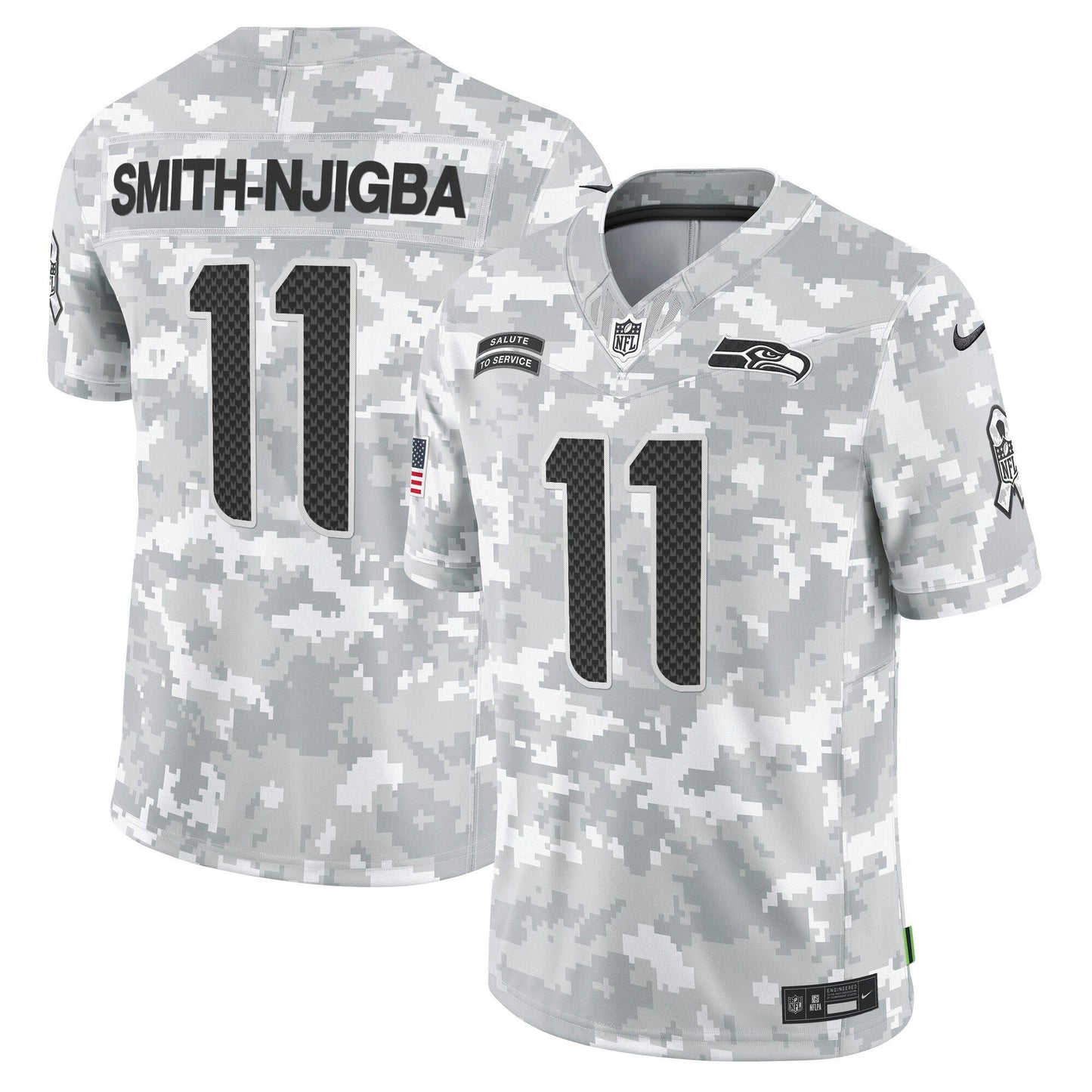 Camisa NFL Seattle Seahawks 2024 Salute to Service Vapor Limited Jersey – Arctic Camo
