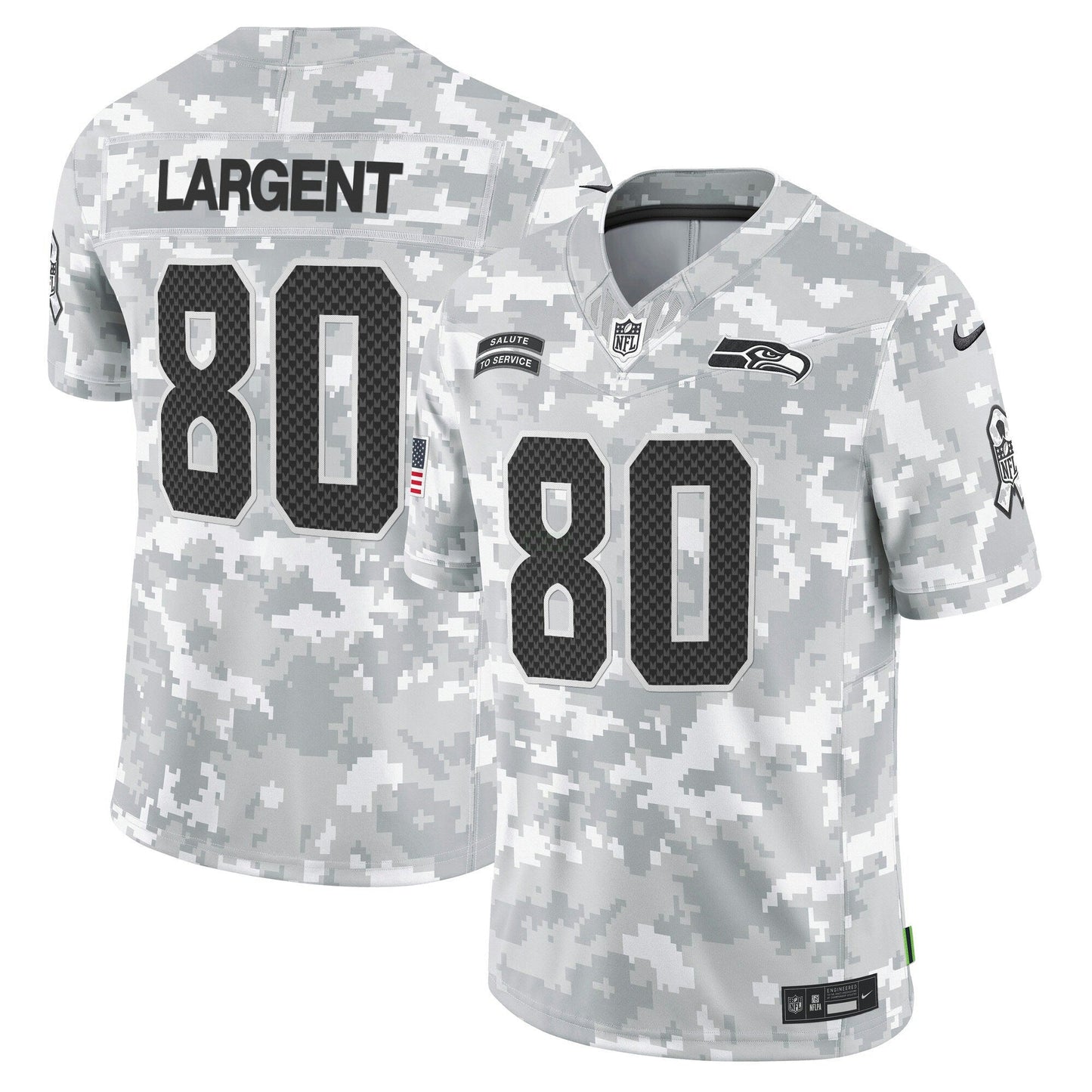 Camisa NFL Seattle Seahawks 2024 Salute to Service Vapor Limited Jersey – Arctic Camo
