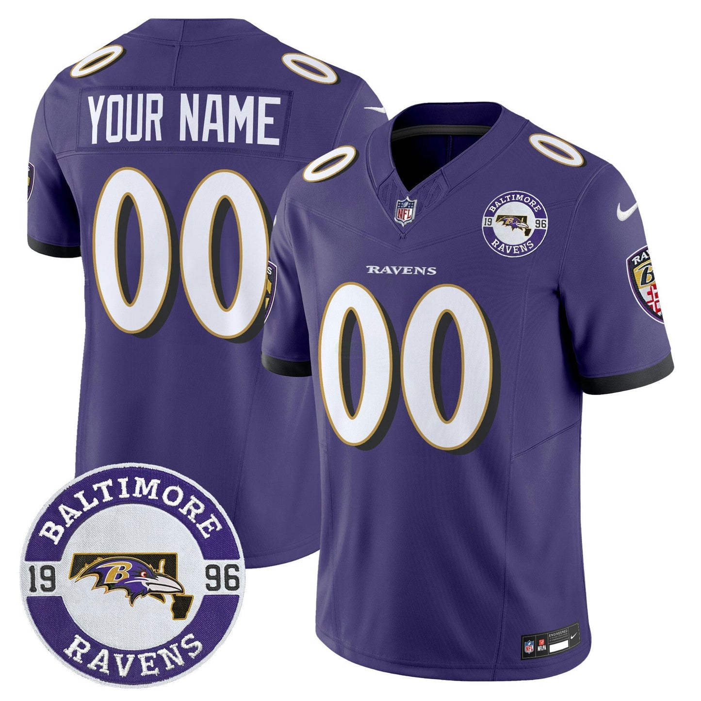 Camisa NFL 2024 Vapor Limited Jersey – Est. 1996 Patch
