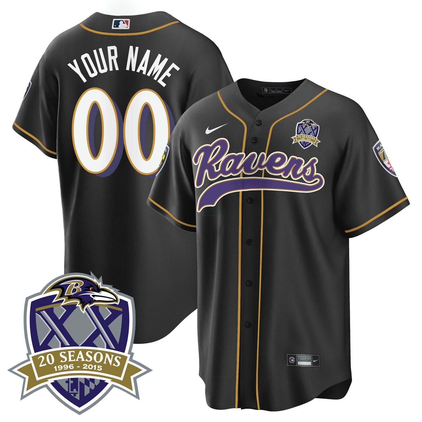 Camisa NFL 20th Season Patch Jersey