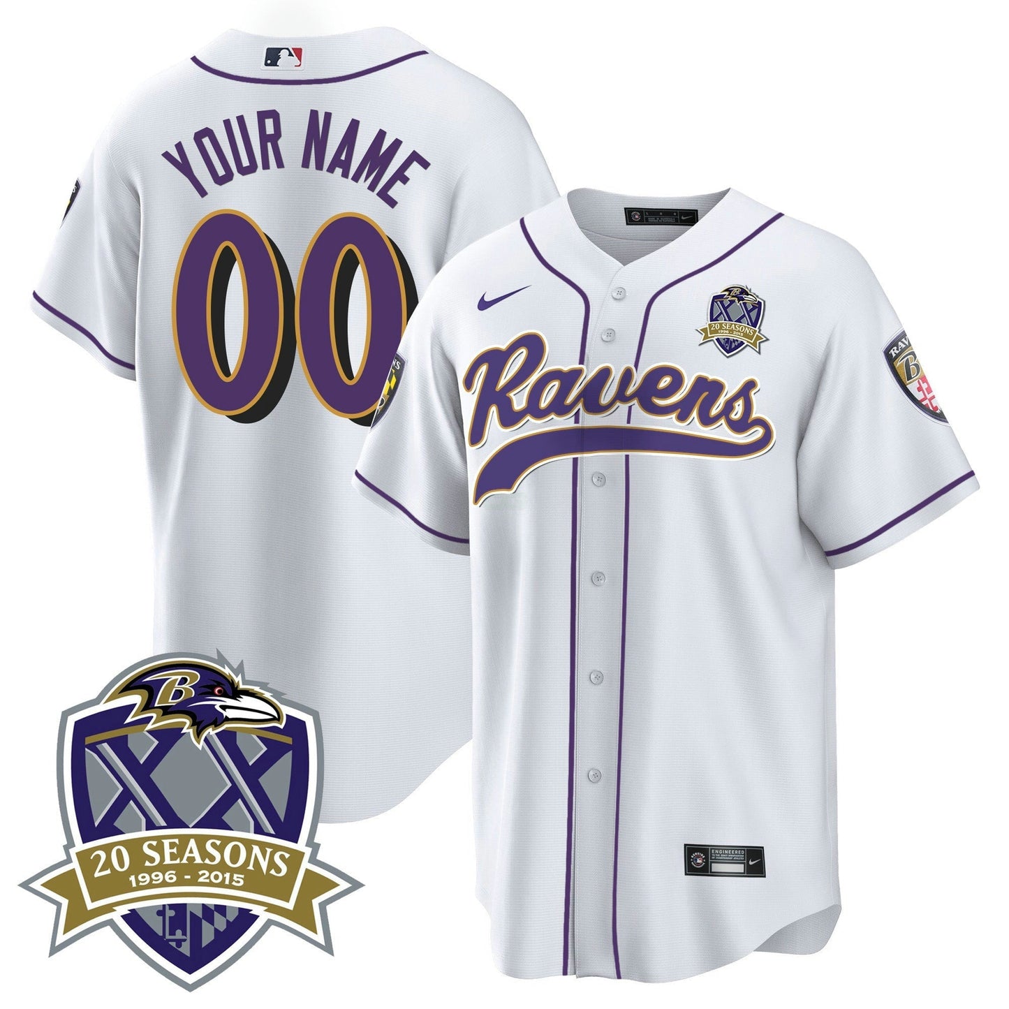 Camisa NFL 20th Season Patch Jersey