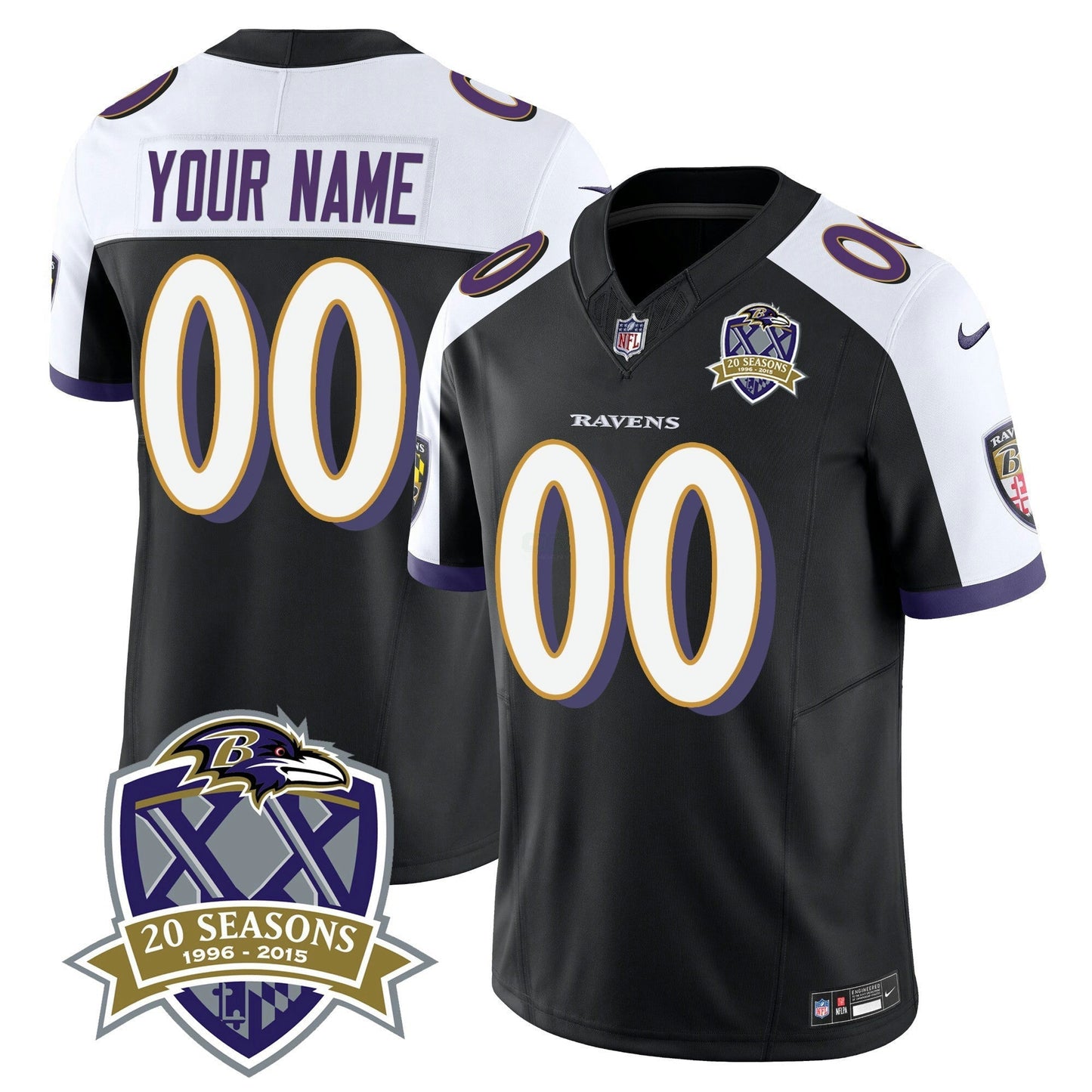 Camisa NFL 20th Season Patch Vapor Limited Jersey