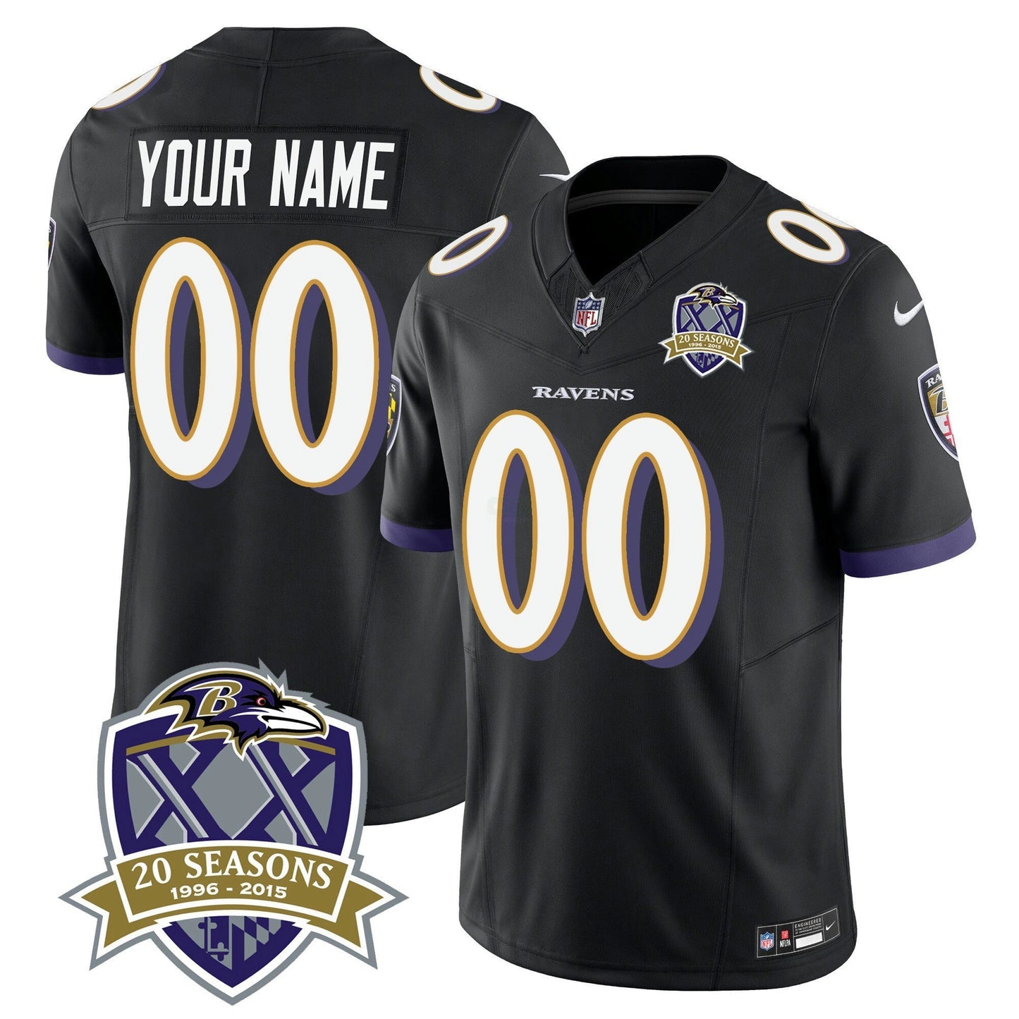 Camisa NFL 20th Season Patch Vapor Limited Jersey