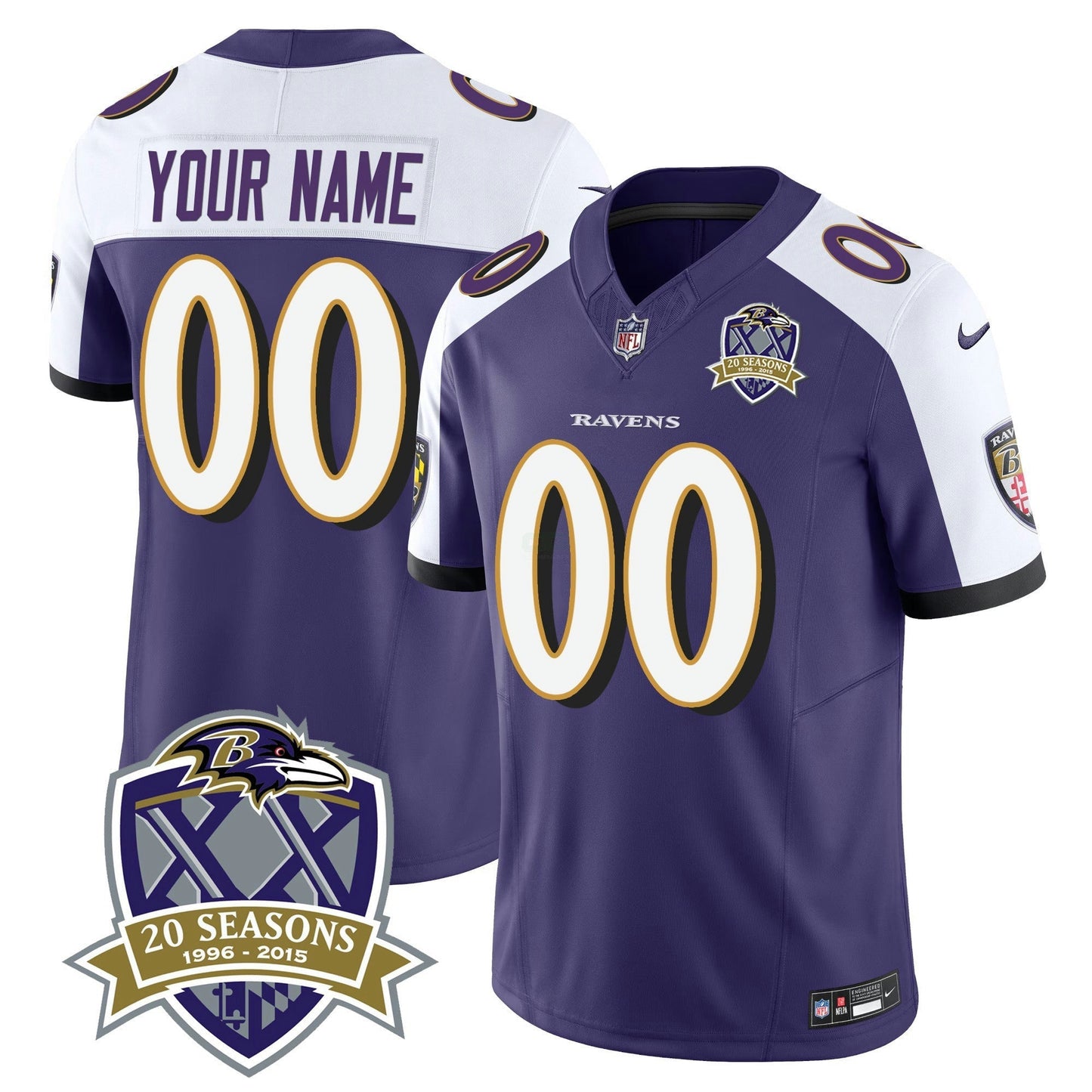 Camisa NFL 20th Season Patch Vapor Limited Jersey