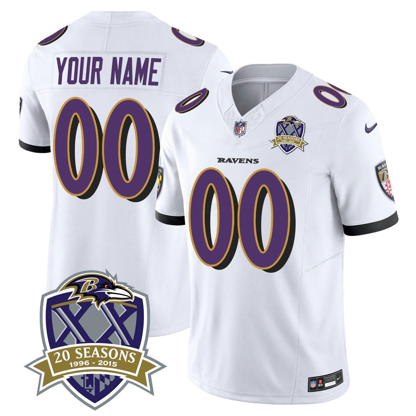 Camisa NFL 20th Season Patch Vapor Limited Jersey