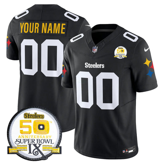 Camisa NFL 50th Anniversary Of Super Bowl IX Patch Vapor Limited Jersey V2